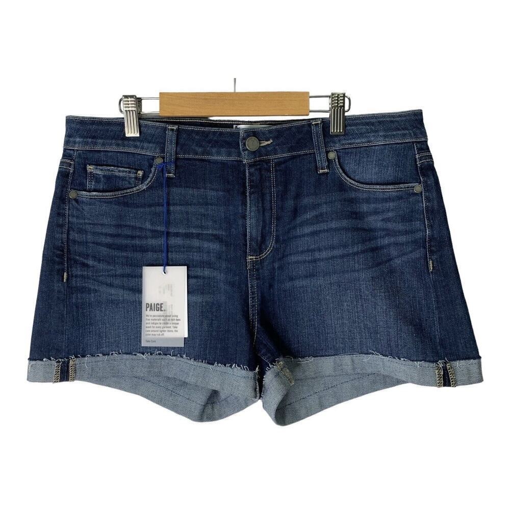 Paige Jimmy Jimmy Shorts Cuff Cut Off Womens Size 30 Xylo Distressed NWT $169
